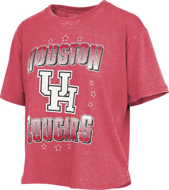University of Houston Cougars Women's Cropped Short Sleeve T-Shirt