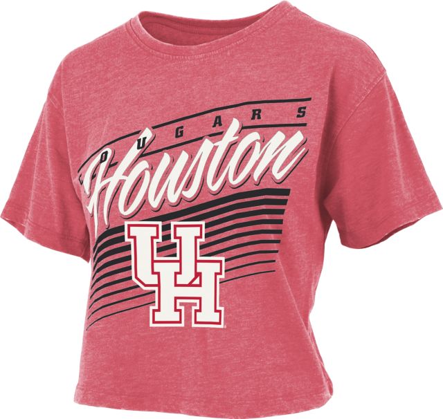 University of Houston Cougars Women's Cropped Short Sleeve T-Shirt