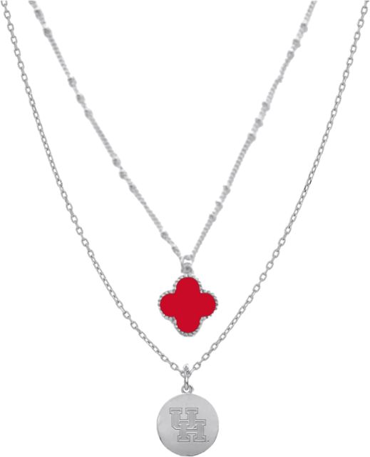 University of Houston Clover Necklace