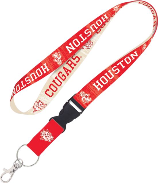 University of Houston True UH 1'' Lanyard with Buckle