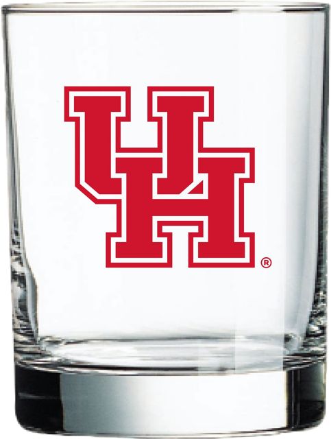 University of Houston Double Old Fashioned 14 oz. Glass