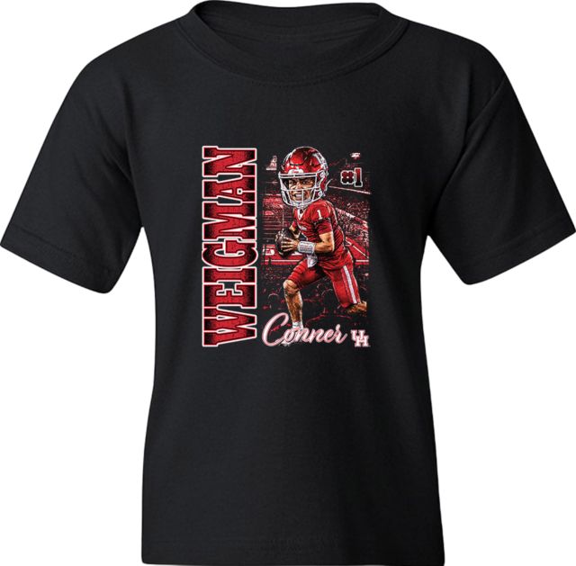 University of Houston Connor Weigman Youth Short Sleeve T-Shirt
