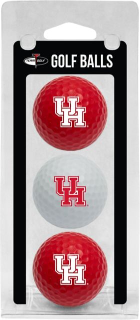 University of Houston 3 Pack Golf Ball