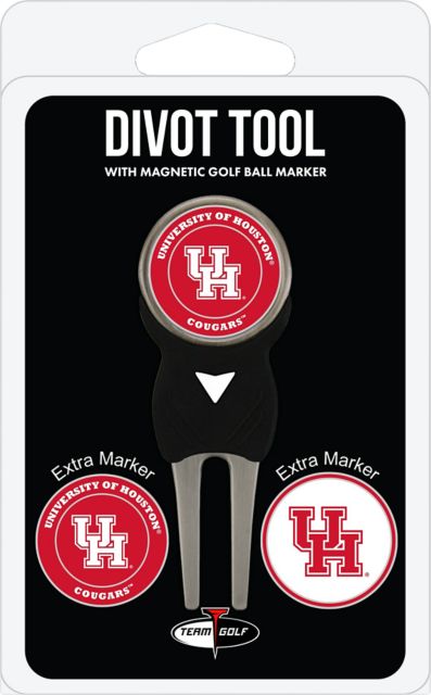 University of Houston Golf Divot Tool With Chip Marker