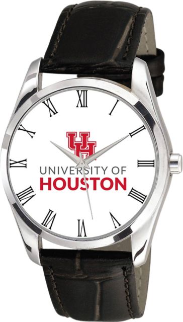 University of Houston 26mm Ladies Leather Watch