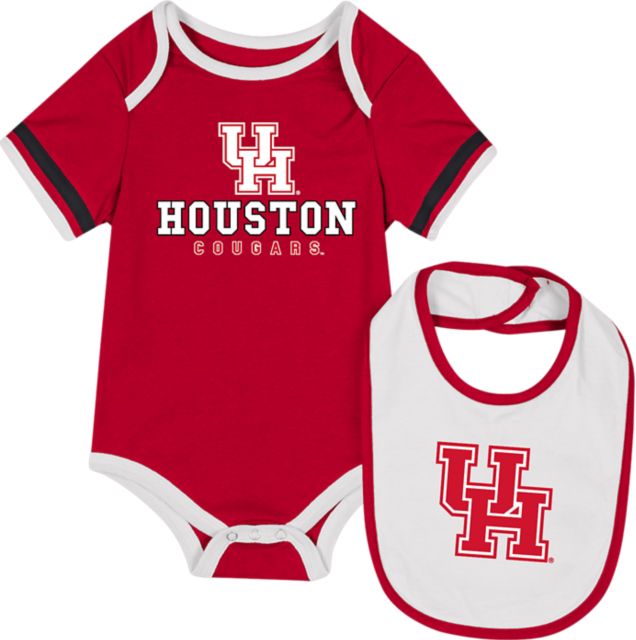 University of Houston Infant's Cougars Bodysuit Bib Set