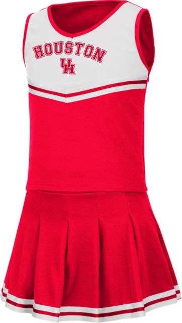 Toddler Girls Houston Texans 3T Cheerleader Cheer Outfit Dress Red White  Blue