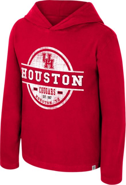 University of Houston Cougars Youth Hooded Long Sleeve Shirt