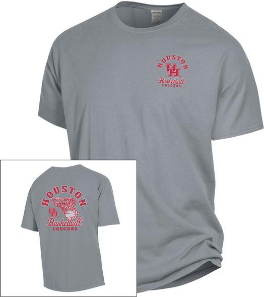 University of Houston Basketball Cougars Short Sleeve T-Shirt