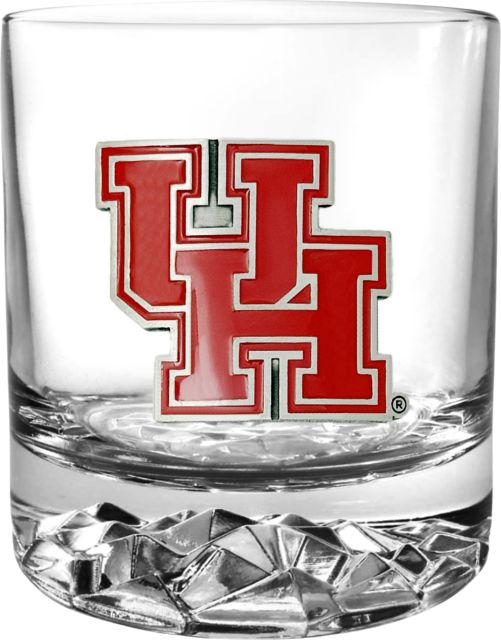 University of Houston Round Glass