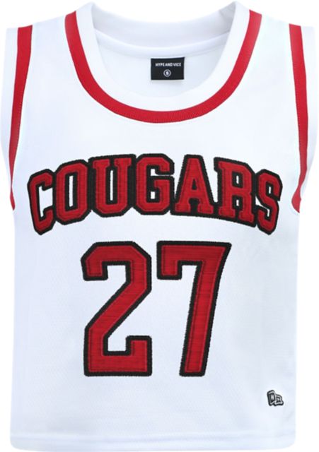 University of Houston Cougars Women's Cropped Basketball Jersey