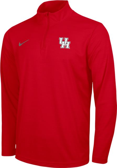 Red nike half zip hot sale pullover