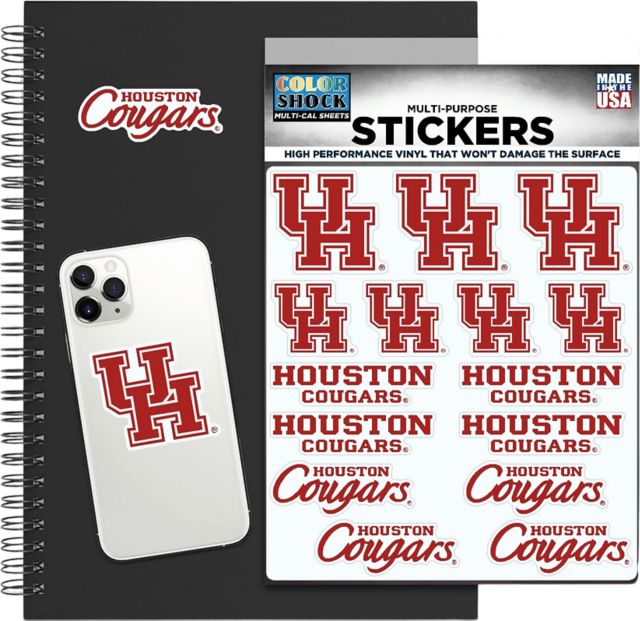 University of Houston Cougars Sticker Sheet