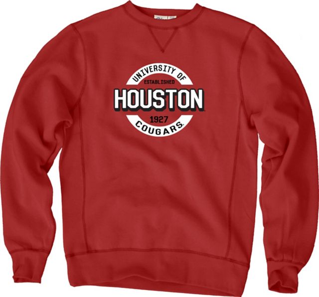 University of Houston Reverse Weave Crewneck Sweatshirt