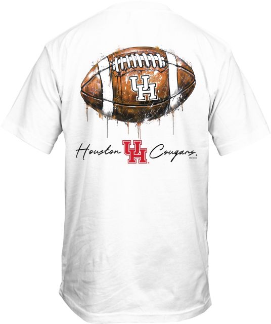 University of Houston Drippy Football Short Sleeve T-Shirt