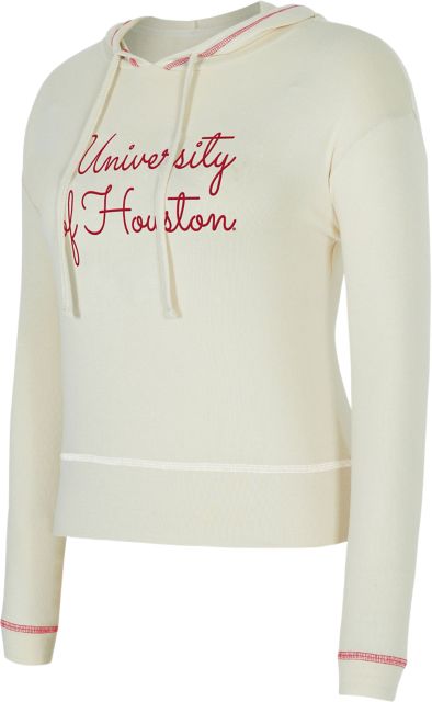 University of Houston Women's Kaki Long Sleeve Hooded Top