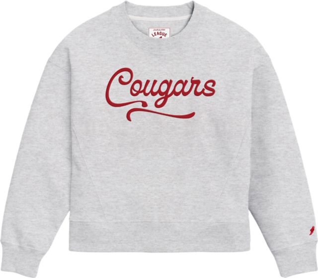 University of Houston Cougars Women's Boxy Crewneck Sweatshirt
