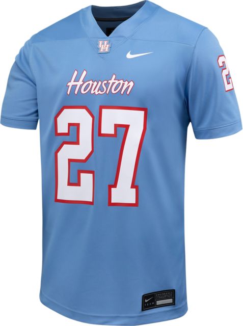 University of Houston Football Houston Blue #27 Replica Jersey