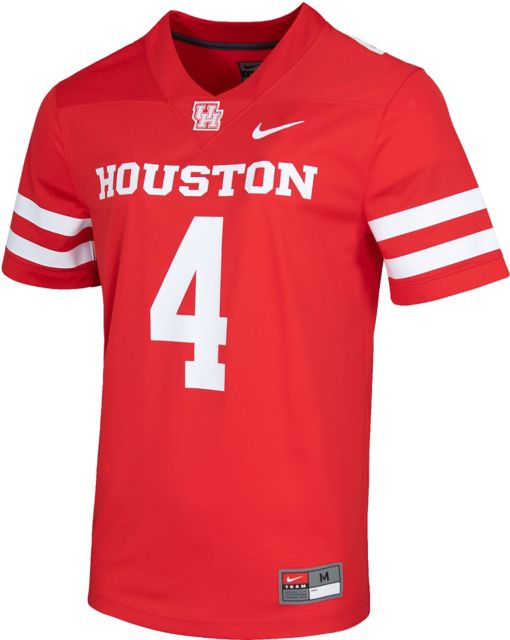 University of Houston - Mesh Fashion Football Jersey - Red