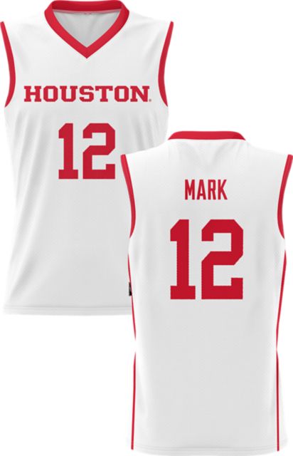 Men's ProSphere #1 White Houston Cougars Football Jersey