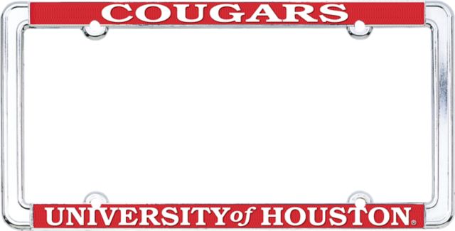 University of Houston Cougars Thin Rim License Plate Frame