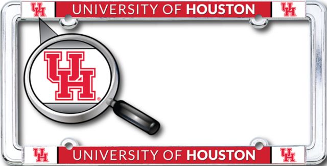 University of Houston Thin Dome License Plate Frame
