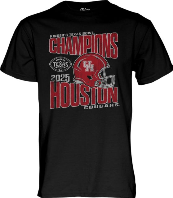 University of Houston Cougars Football 2025 Texas Bowl Champions Short Sleeve T-Shirt