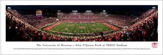 University of Houston 9'' x 40'' Print