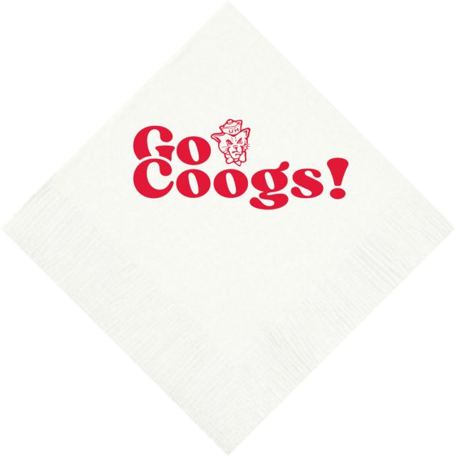 University of Houston 3-Ply Cocktail Napkin