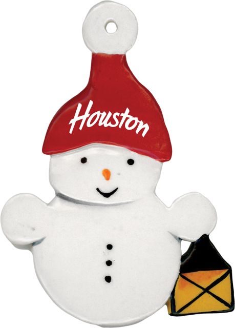 University of Houston Snowman Ornament