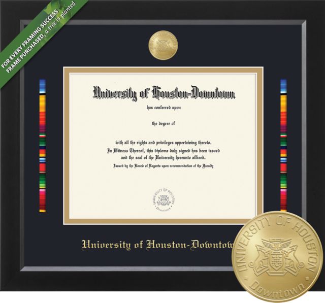 University of Houston - Downtown 11 x 14 Serape Diploma Frame