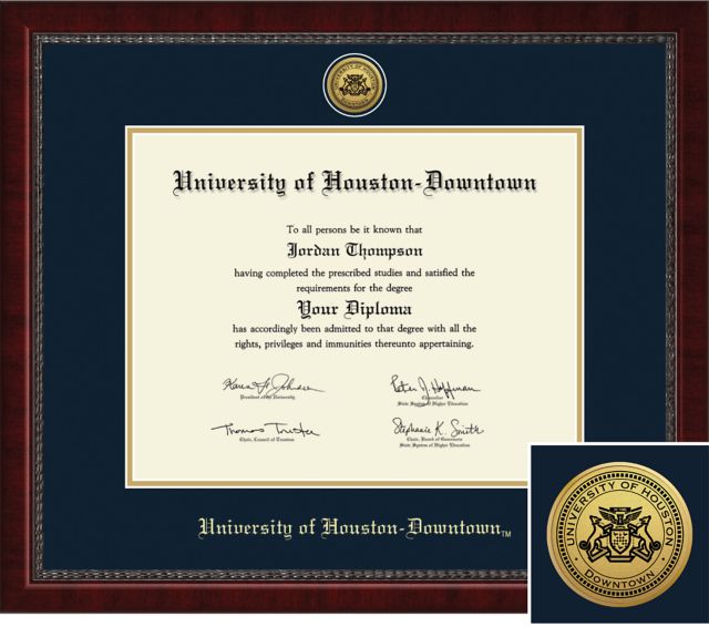 Church Hill Classics Engraved Diploma Frame. Bachelors, Masters, PhD - ONLINE ONLY