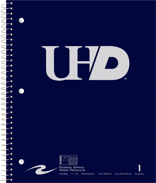 University of Houston - Downtown Notebook 100-Sheet