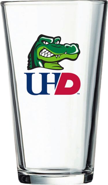 University of Houston - Downtown Gators 16 oz. Glass
