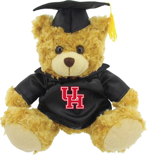 University of Houston - Downtown 12'' Graduation Plush Bear - ONLINE ONLY