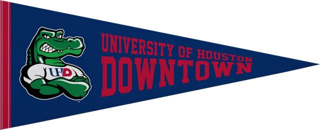 University of Houston - Downtown 12"X30" Full Color Pennant