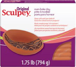 SCULPEY 1.75LB PACK TERRA COTTA