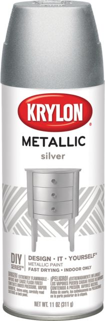 SPRAY PAINT GENERAL PURPOSE 11OZ METALLIC SILVER - In-Store Pickup Only
