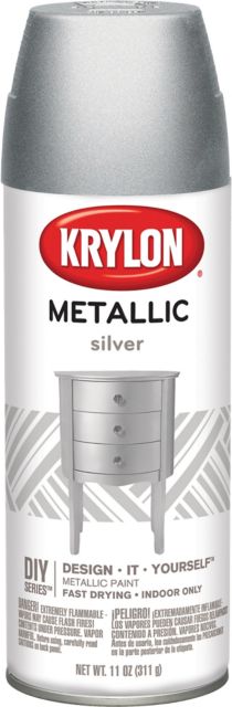 Krylon Silver Brilliant Metallic Quart - The Art Store/Commercial Art Supply