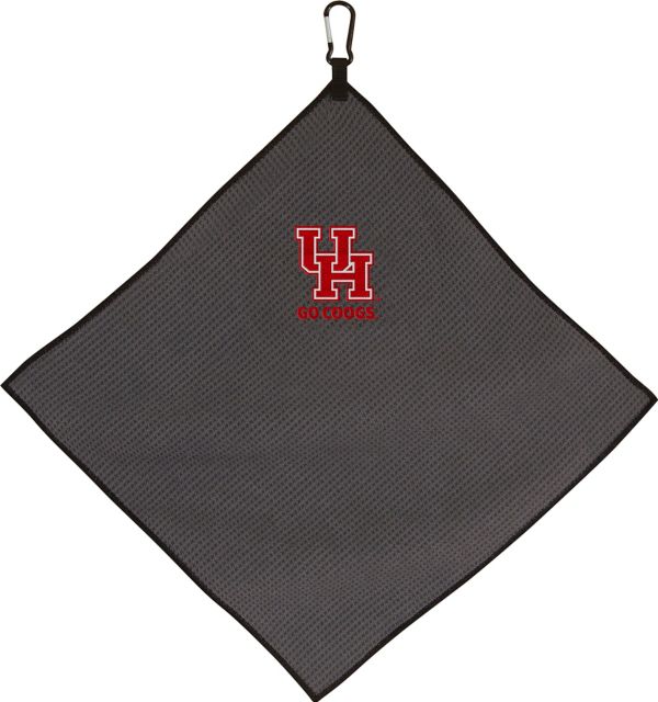 University Of Houston 15''X15'' Grey Microfiber Towel - ONLINE ONLY