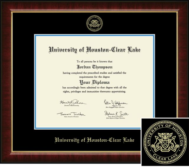Church Hill Classics Embossed Diploma Frame. Bachelors, Masters, PhD - ONLINE ONLY