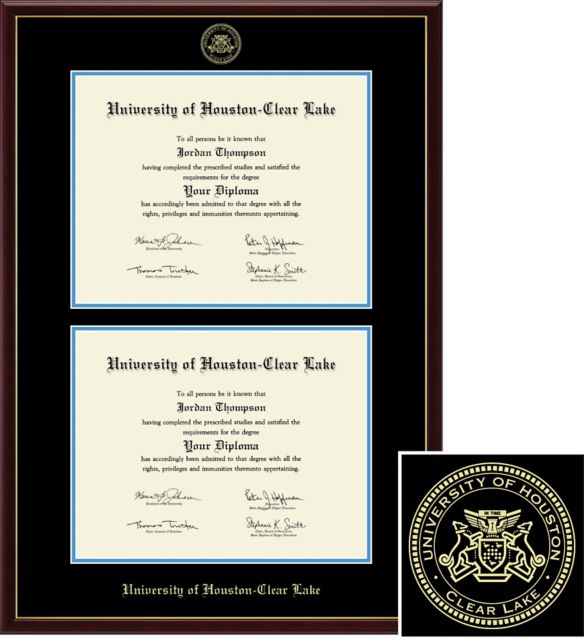 Church Hill Classics Double Document, 11x14, Bachelors, Masters, PhD,  Diploma Frame - ONLINE ONLY