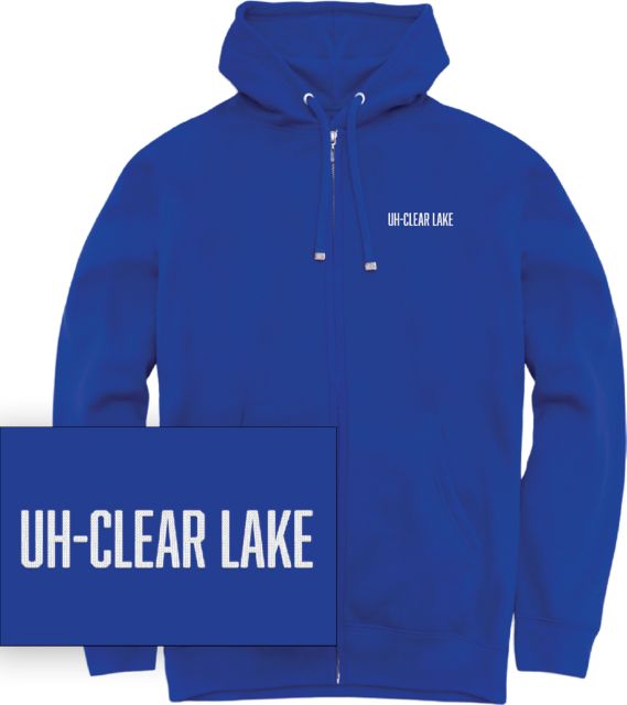 University of Houston-Clear Lake Chainstitch Full Zip Hooded Sweatshirt