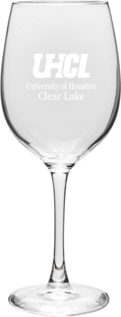 University of Houston-Clear Lake 16 oz. Wine Glass