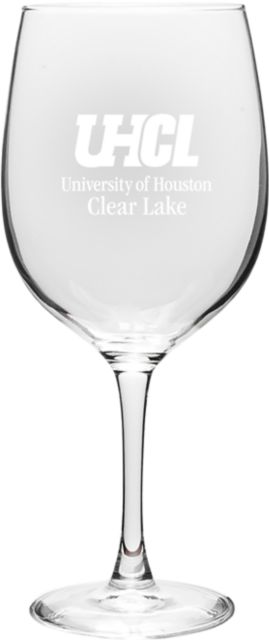 University of Houston-Clear Lake 19 oz. Wine Glass