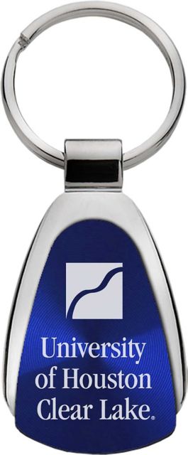 University of Houston-Clear Lake Teardrop Keychain