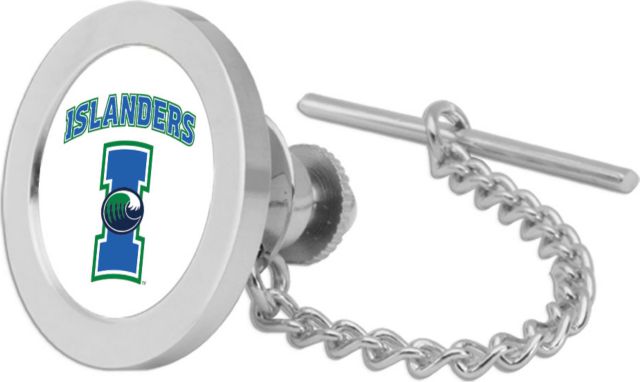 CSI Silver Tie Tack/Lapel Pin Gift Boxed With Colored Medallion - ONLINE ONLY
