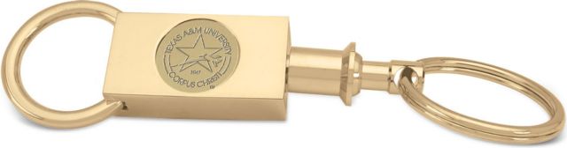 Gold Two-Section Key Ring - ONLINE ONLY