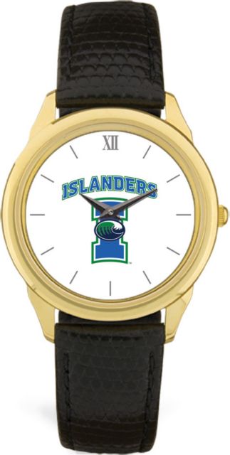 CSI Men's Black Leather  Wristwatch  (Gift Boxed) With Colored Medallion - ONLINE ONLY