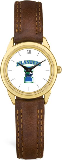 CSI Women's Brown Leather Watch With Colored Medallion - ONLINE ONLY